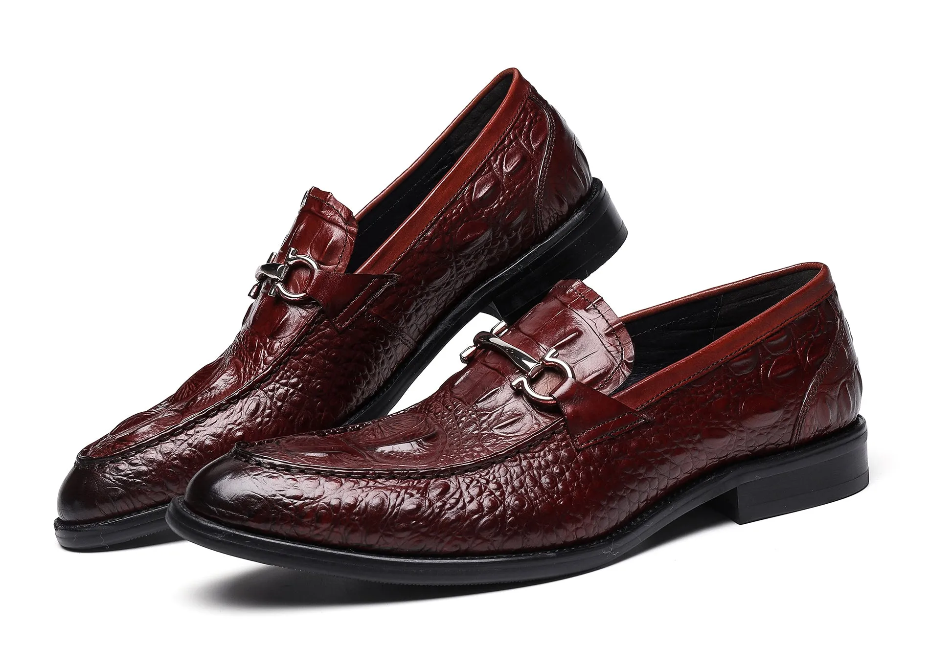 Men's Alligator Patent Loafers