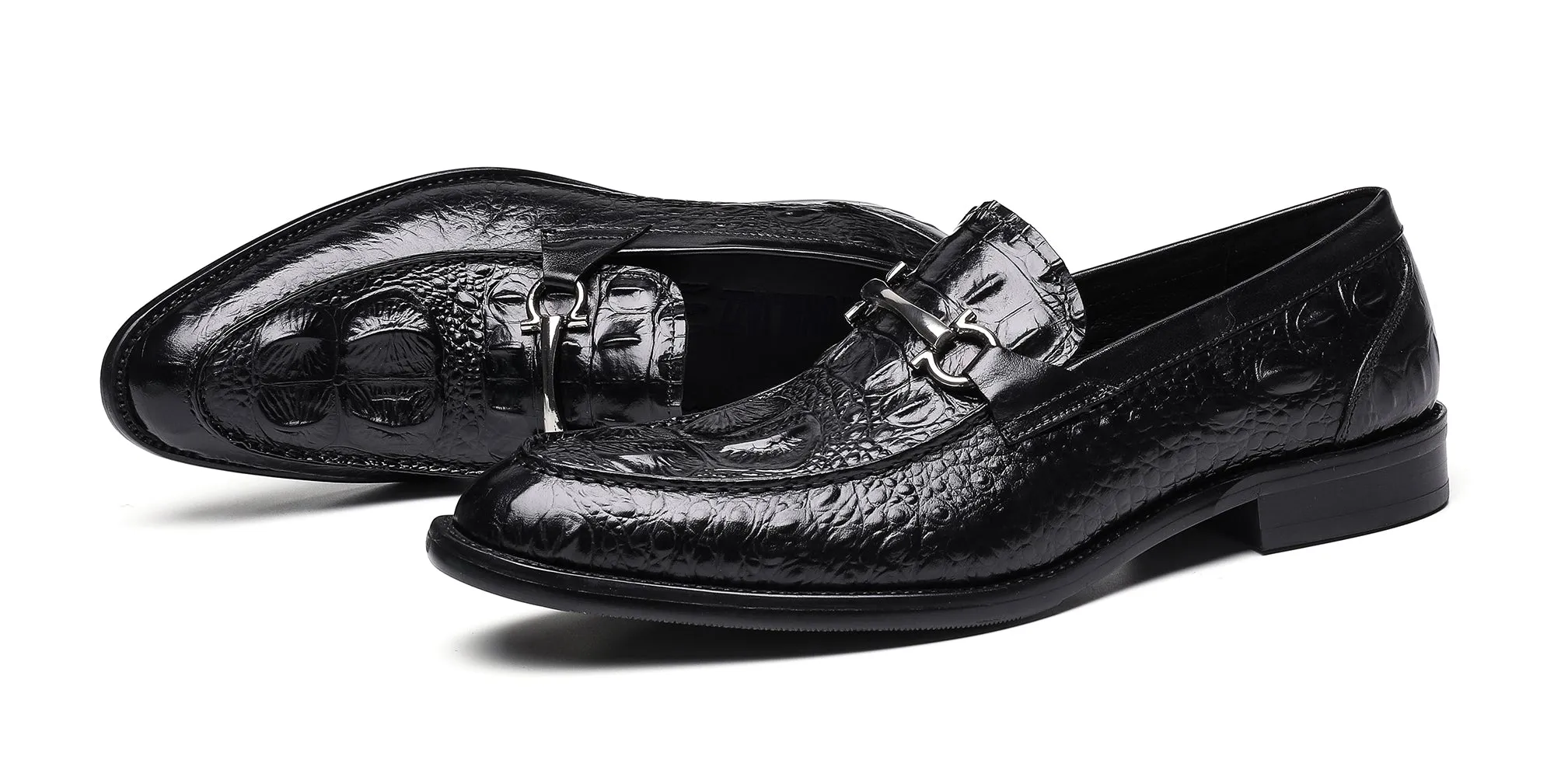 Men's Alligator Patent Loafers