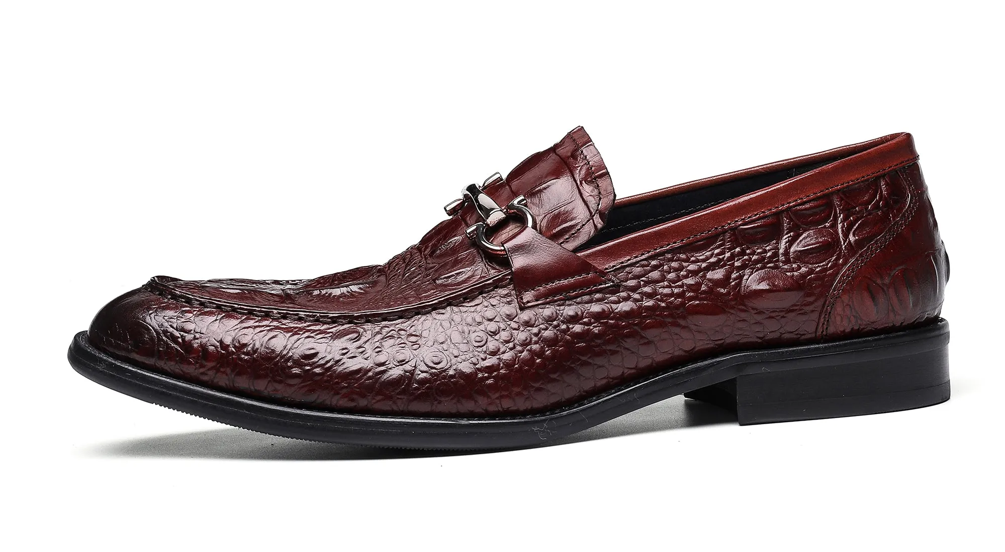 Men's Alligator Patent Loafers