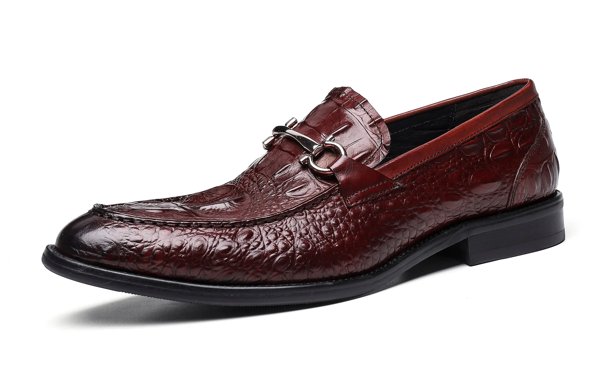 Men's Alligator Patent Loafers