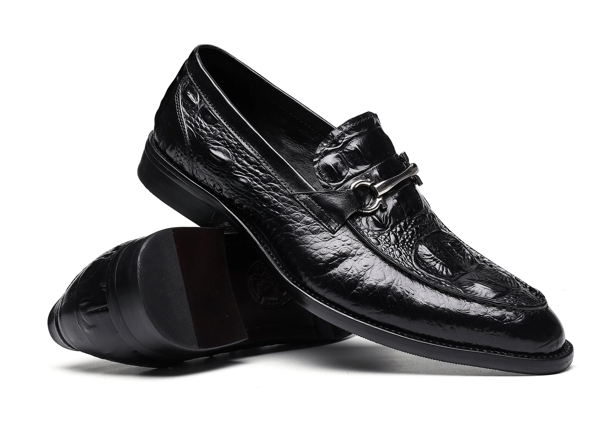 Men's Alligator Patent Loafers