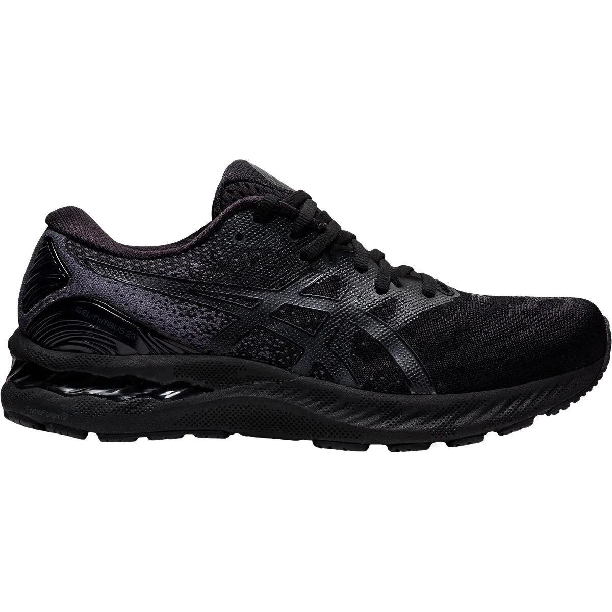 Men's Asics Gel-Nimbus 23, Black/Black, 11 Medium