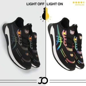 Men's Reflective Shoes: Stay Visible and Highlighted While Walking.