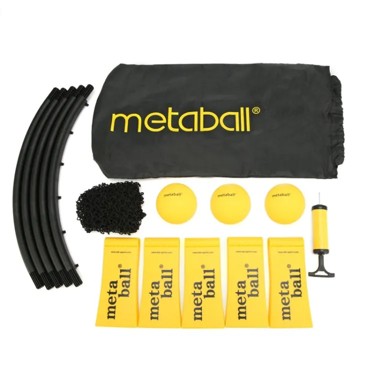 Metaball 6 in 1 Outdoor Mini Inflatable Volleyball   Volleyball Net   Pump Spike-ball Game Set