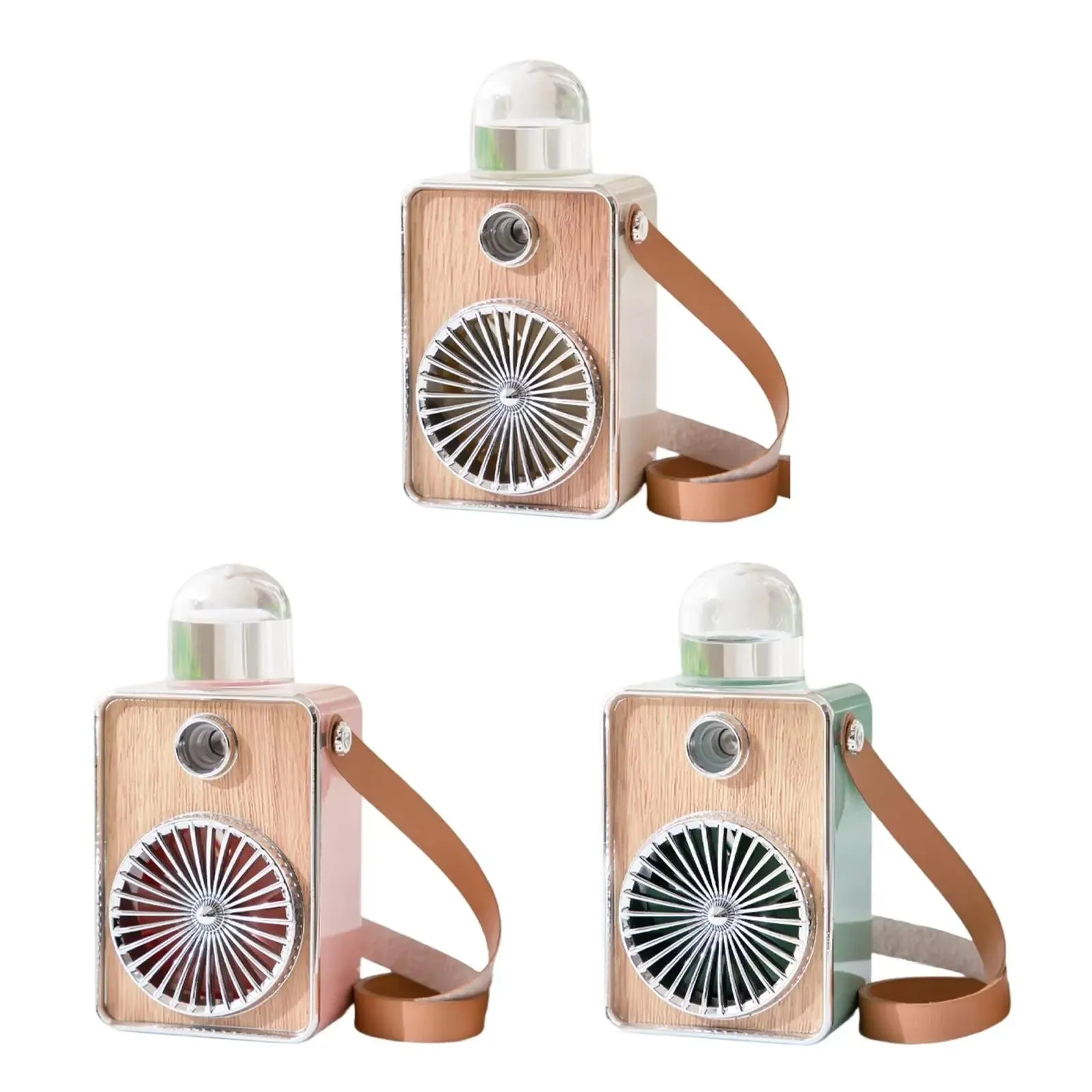 Mini Retro Rechargeable Mist Cooling Fan