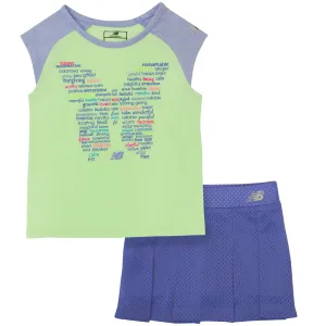 New Balance 2-Piece Girls  Skort and Shirt Set