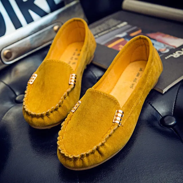 Plus Size 35-43 Women Flats shoes 2019 Loafers Candy Color Slip on Flat Shoes Ballet Flats Comfortable Ladies shoe zapatos mujer