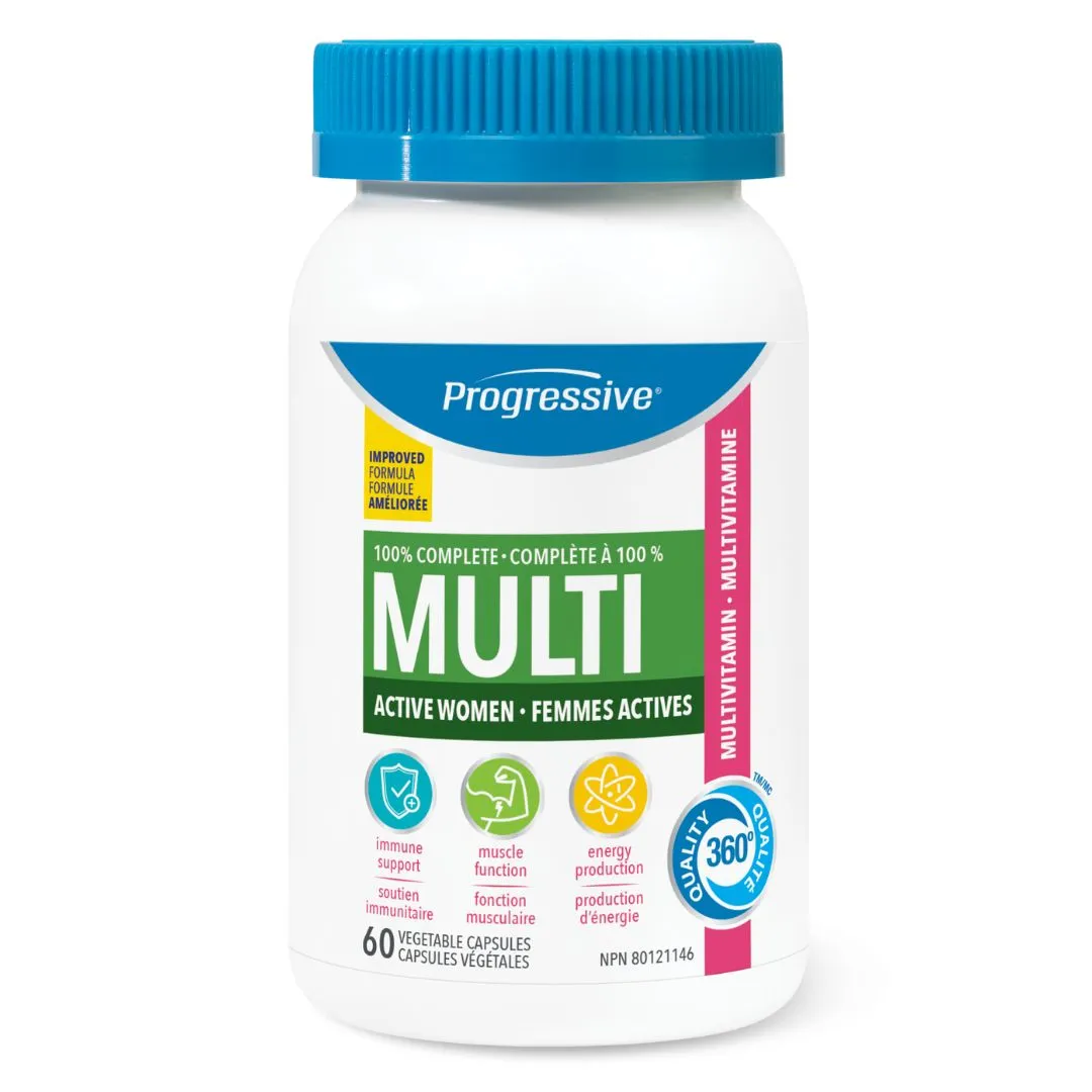 Progressive Active Women MultiVitamin (60 VCaps)