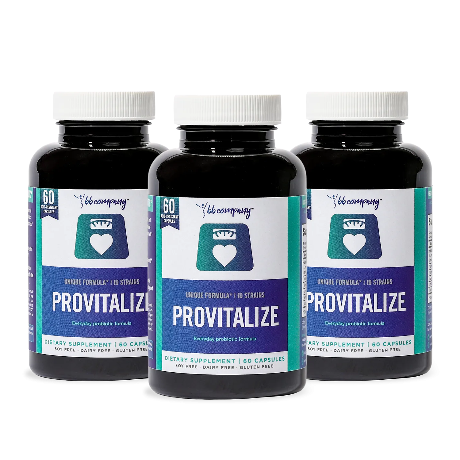 Provitalize (3 Bottles) - Probiotic Supplement For Menopause Symptoms (180 Capsules) - new