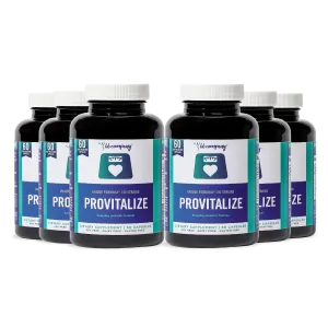 Provitalize (6 Bottles) - Probiotic Supplement For Menopause Symptoms (360 Capsules) - new1