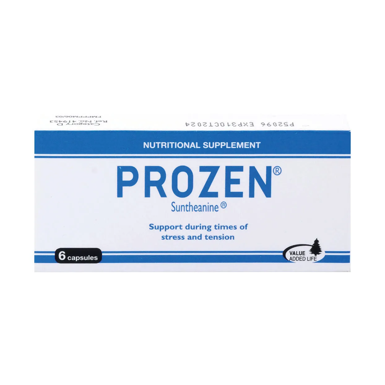 Prozen Suntheanine Nutritional Supplement 6 Capsules