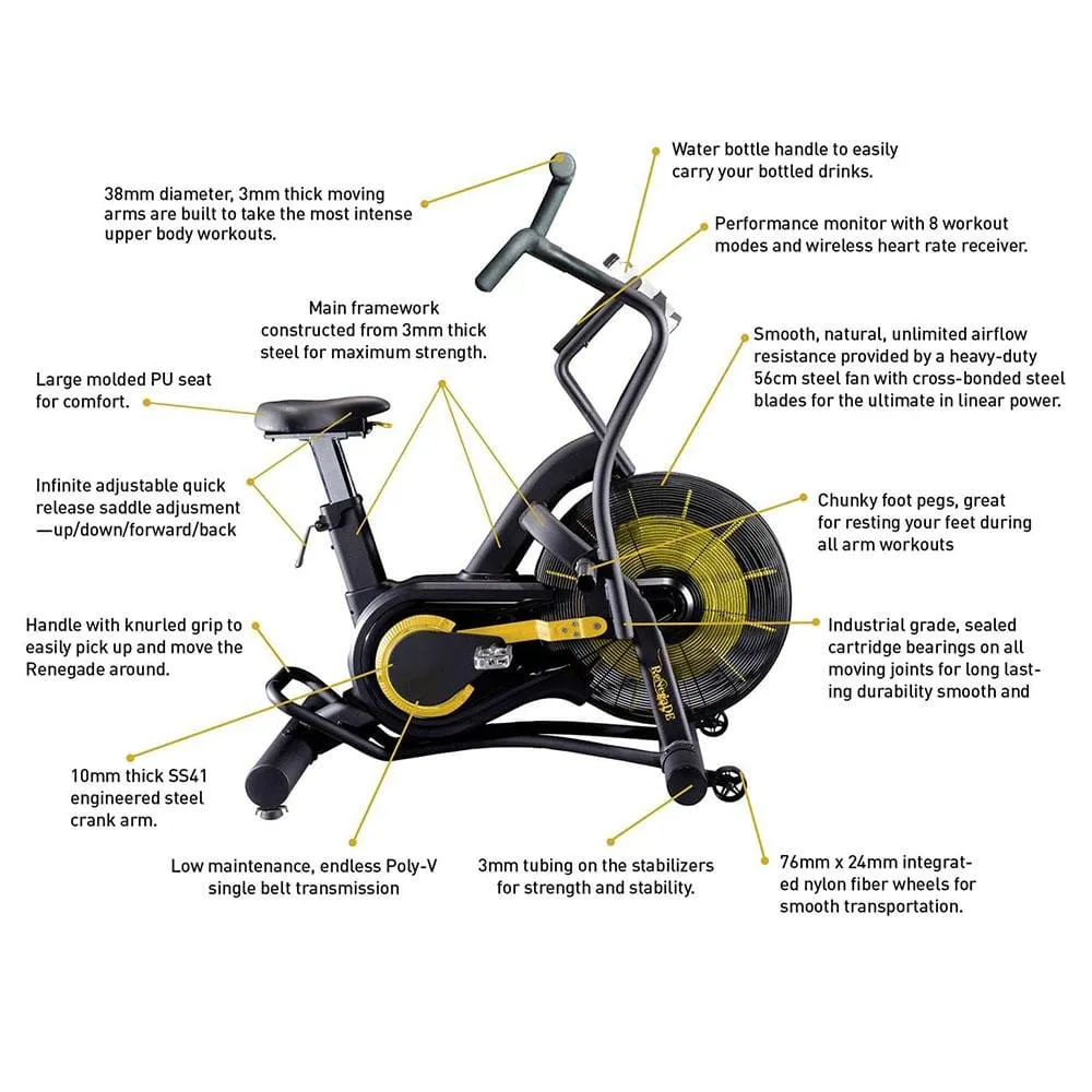 Renegade Air Stationary Bike P2