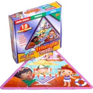 Shaped Puzzle: Triangle 15 piece