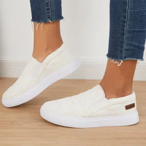 Sohiwoo  sneaker Dune Loafers Fashion Sneakers Canvas Slip-On Shoes Casual Loafers Imily Bela