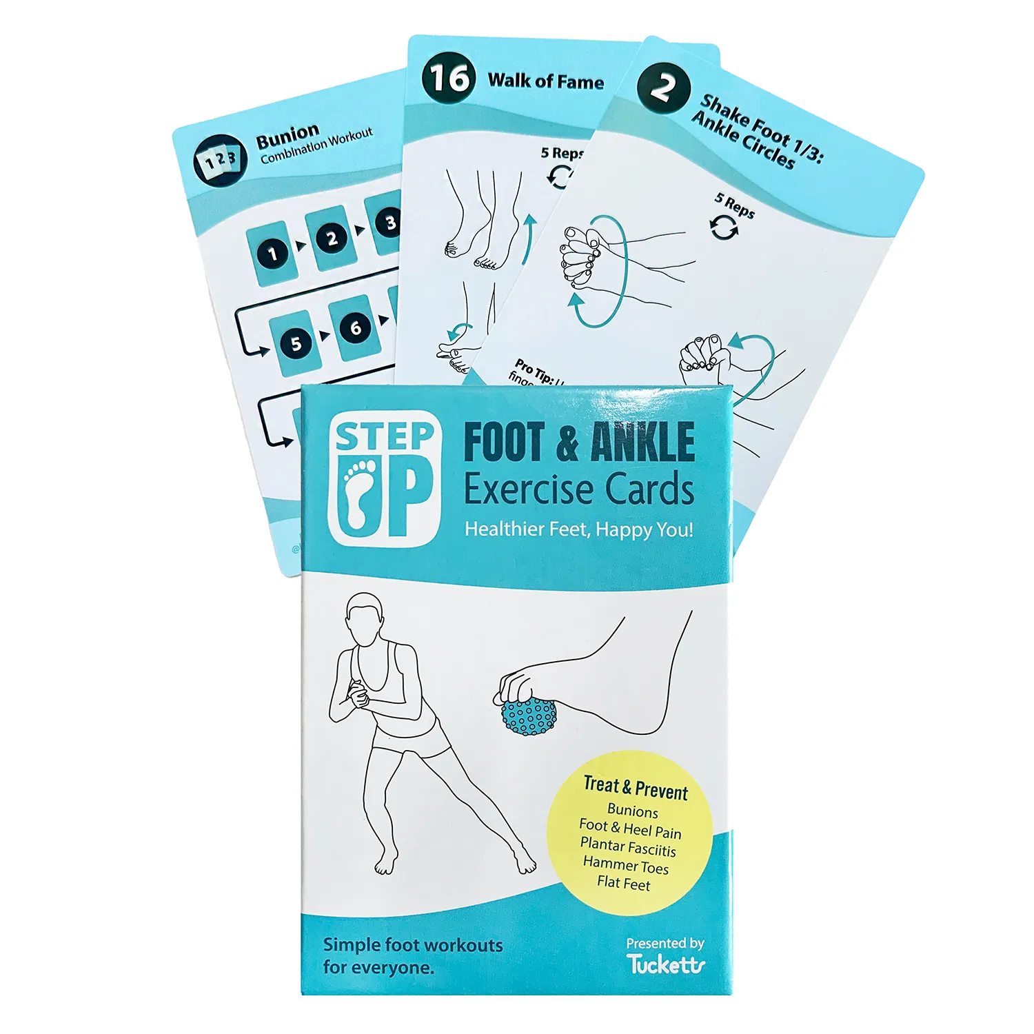 STEP UP Foot & Ankle Exercise Card Deck