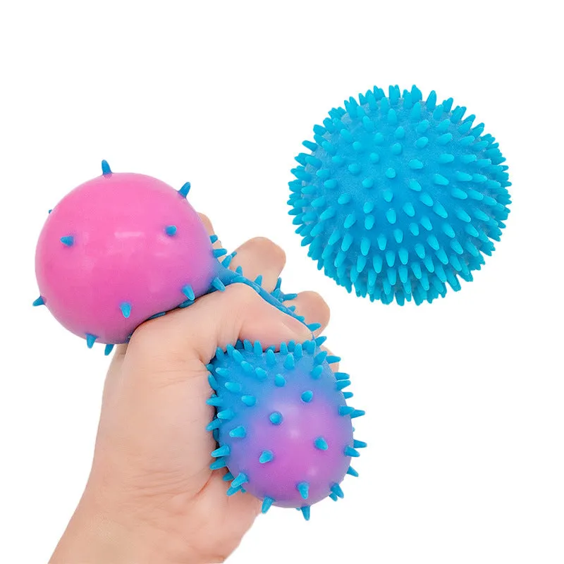 Stress Relief Hand Pinch Squeeze Pressure Relief Toy TPR Decompression Anti-Anxiety Burr Vent Stress Relief Ball