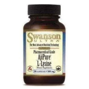 SWANSON Ajipure L-Lysine 500mg x 90 capsules