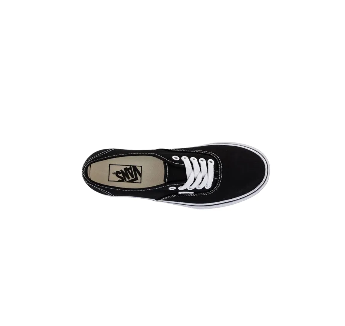 Unisex Vans Authentic Platform 2.0 Black/White Lace Up Shoes