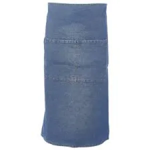 Unwashed Waist Denim Apron Light