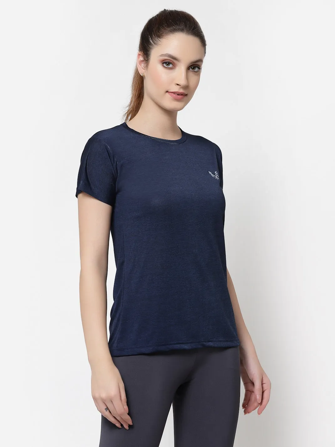 UZARUS Women's Regular Fit Sports Gym T-Shirt