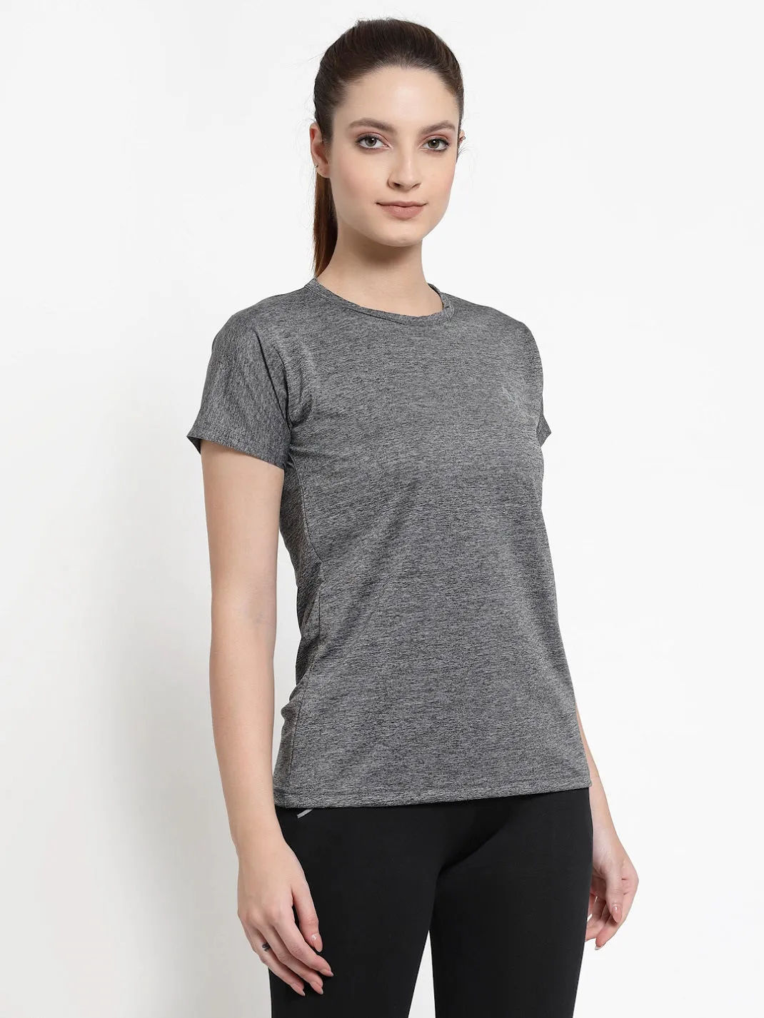 UZARUS Women's Regular Fit Sports Gym T-Shirt