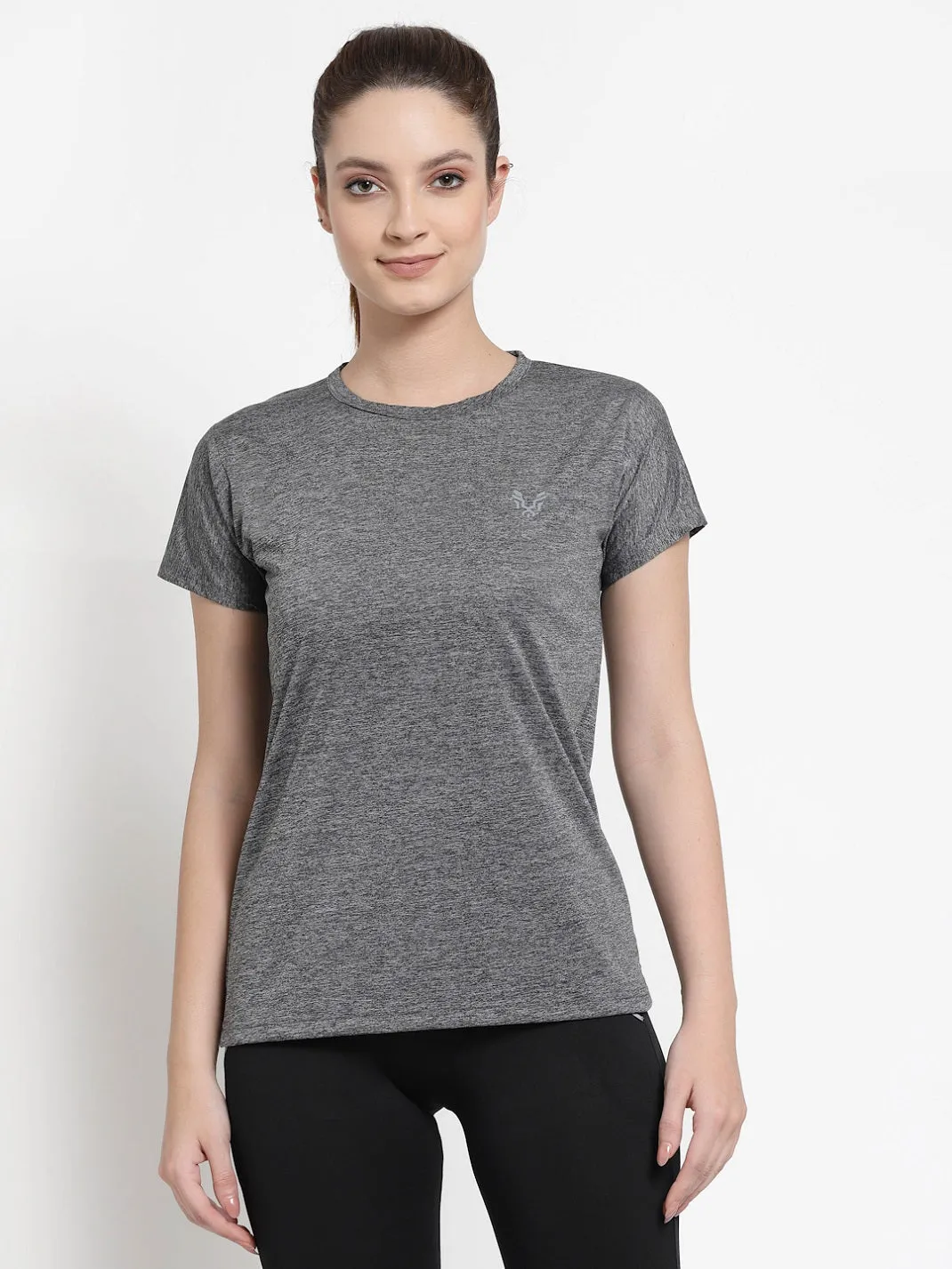 UZARUS Women's Regular Fit Sports Gym T-Shirt