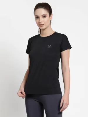 UZARUS Women's Regular Fit Sports Gym T-Shirt