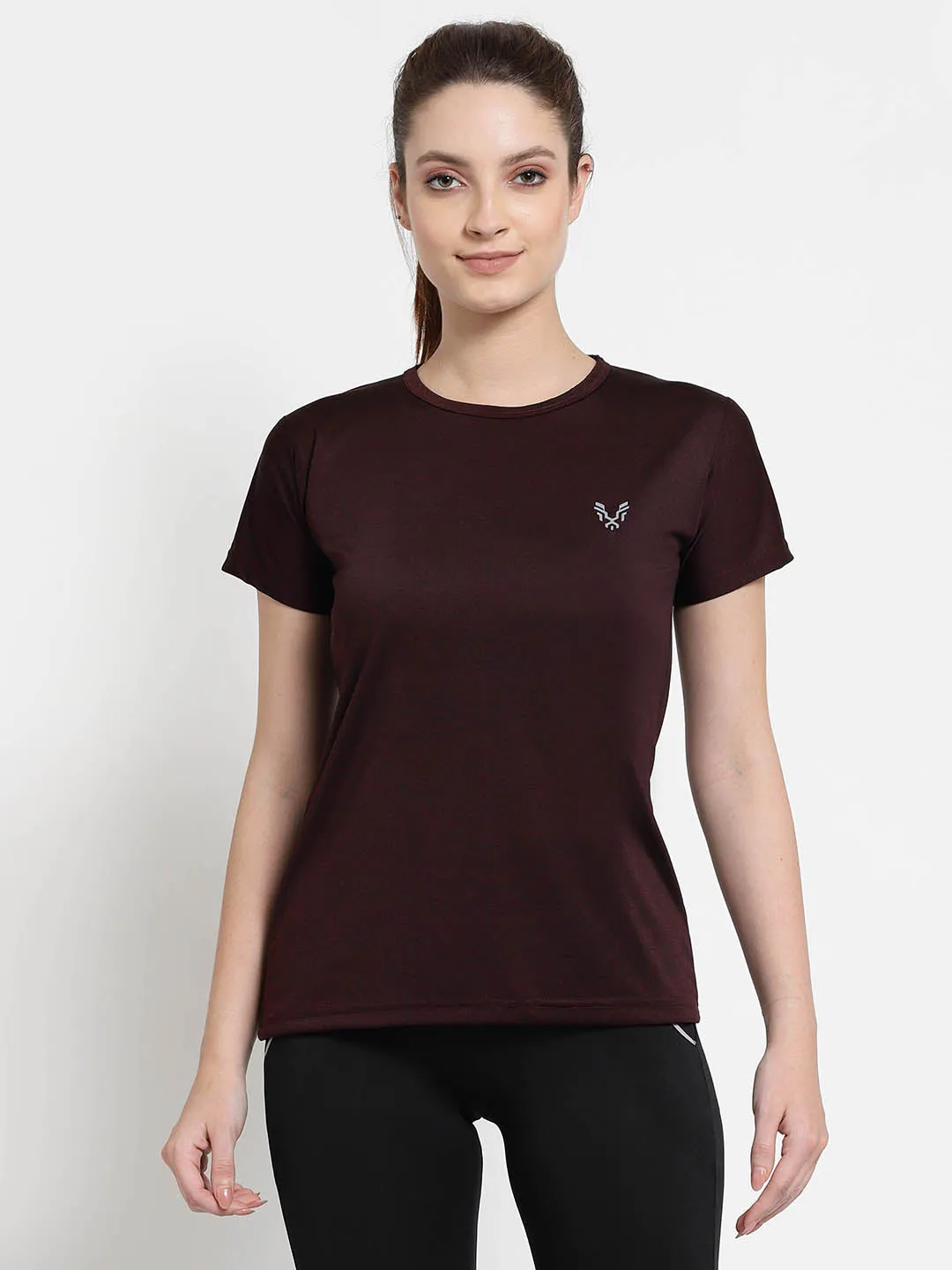 UZARUS Women's Regular Fit Sports Gym T-Shirt