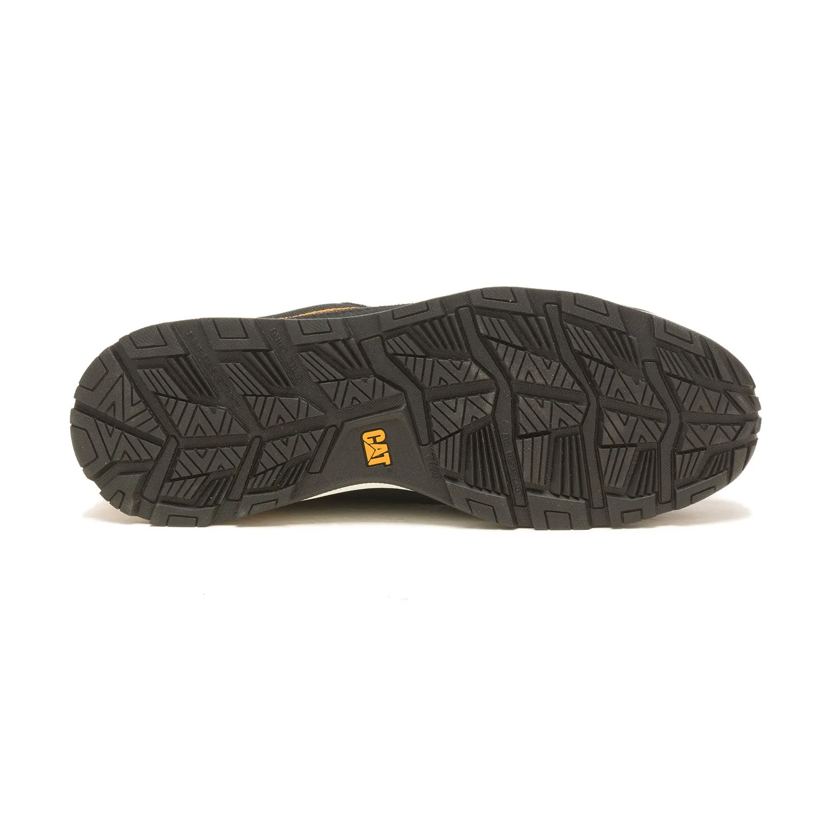 Venward Composite-Toe Work Shoe Black/Cat Yellow