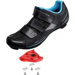 Venzo Bike Bicycle Women's Road Cycling Riding Shoes - Compatible with Peloton LOOK Delta & for Shimano SPD-SL - Perfect for Indoor Road Racing & Indoor Exercise Bikes 40