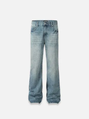 Washed Blue Baggy jeans