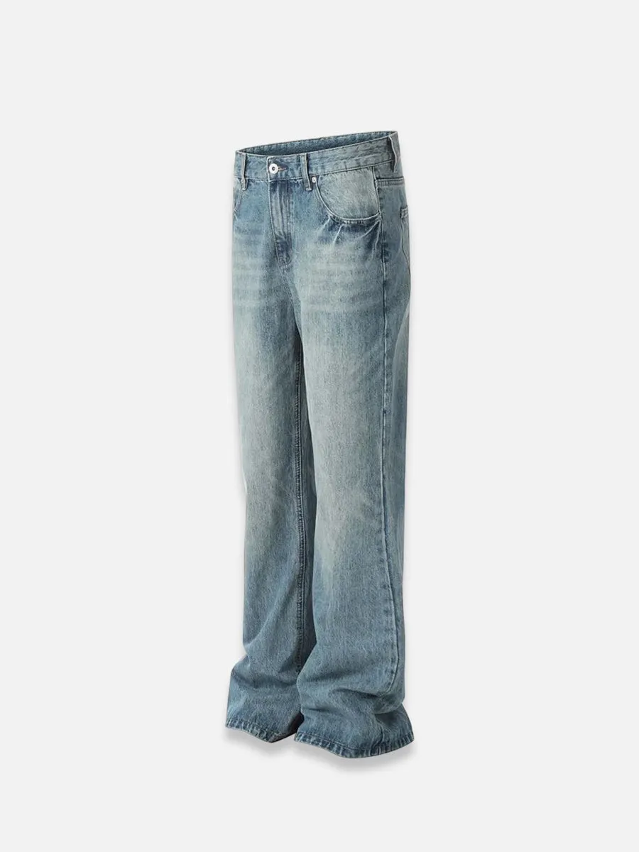 Washed Blue Baggy jeans