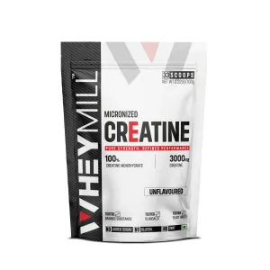 WHEYMILL Micronised Creatine Monohydrate | Lab Tested | Rapid Absorption | Fast Recovery | 100Gm, 33 Servings | Unflavoured, Powder