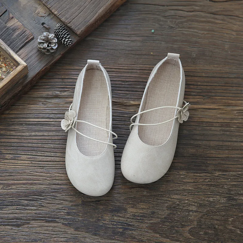 Women Retro Soft Handmade Casual Flats