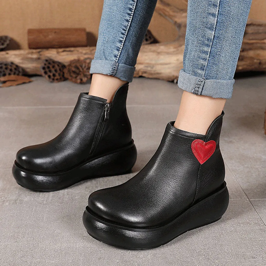 Women Waterproof Platform Retro Boots 34-44 | Gift Shoes