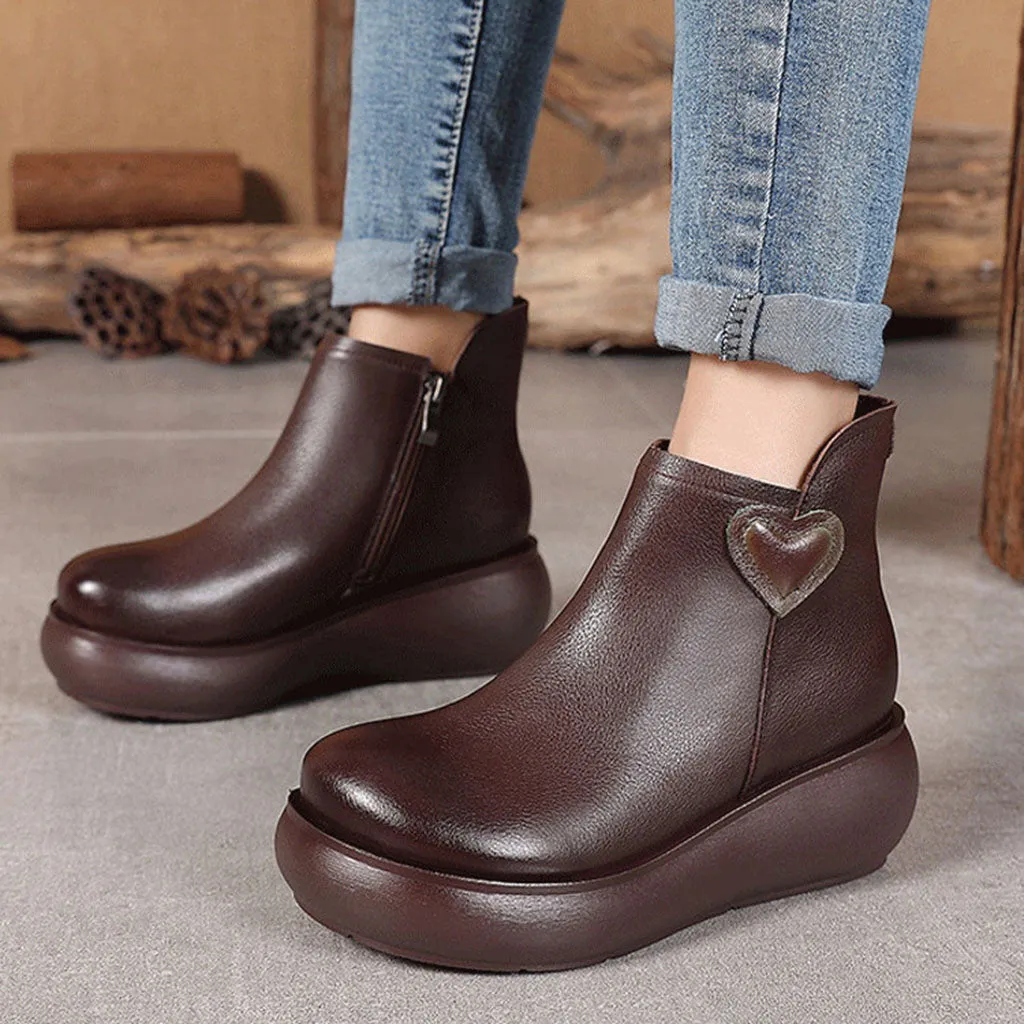 Women Waterproof Platform Retro Boots 34-44 | Gift Shoes