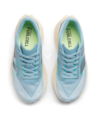 Women's FuelCell REBEL Quarry Blue with Chrome Blue and Heron Blue V4