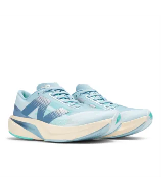 Women's FuelCell REBEL Quarry Blue with Chrome Blue and Heron Blue V4