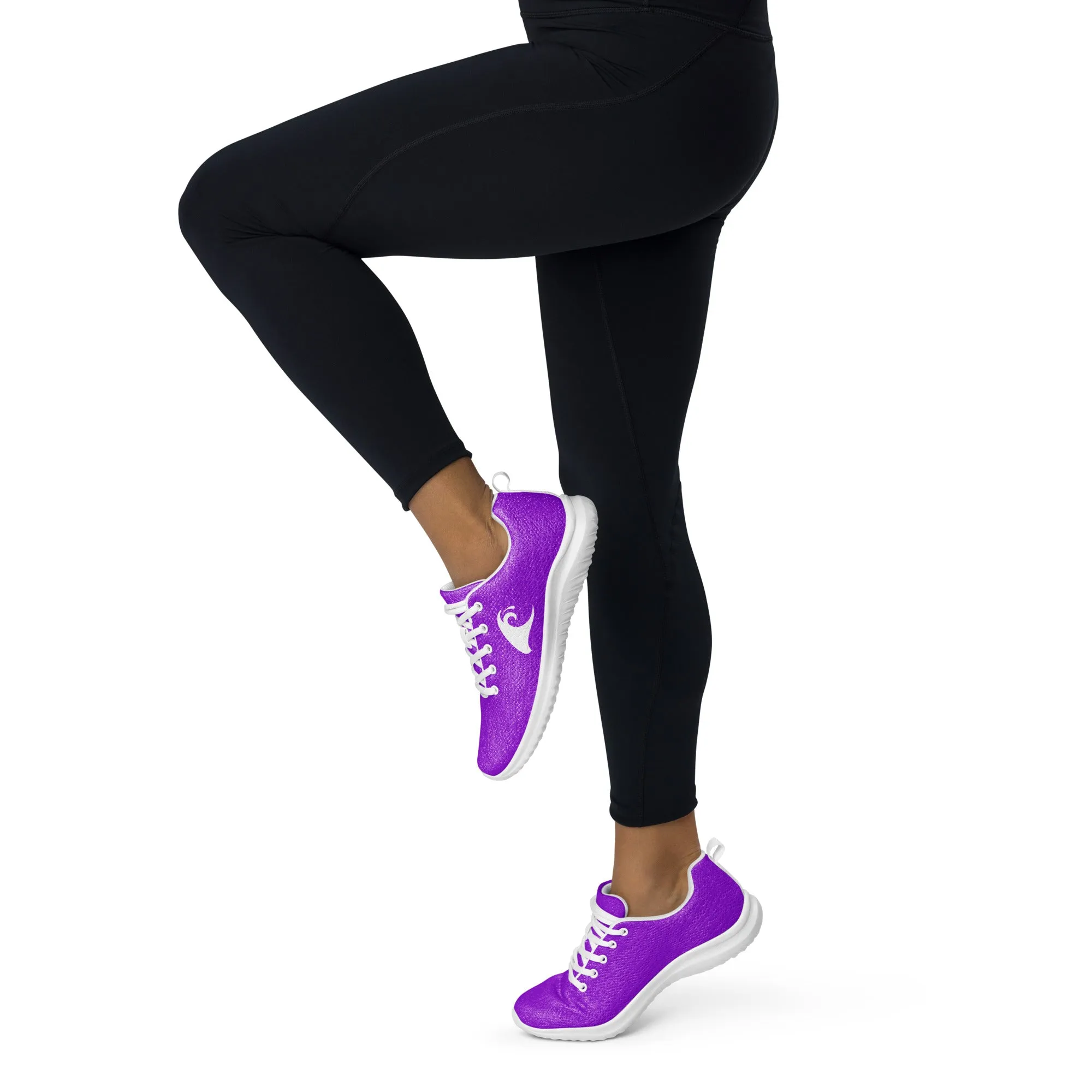 Women’s Purple Athleisure Shoes with Extremely Stoked Epic Wave Logo