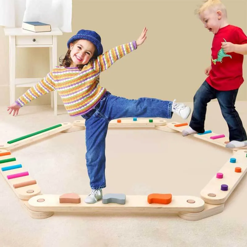 Wooden Balance Exercise Beam